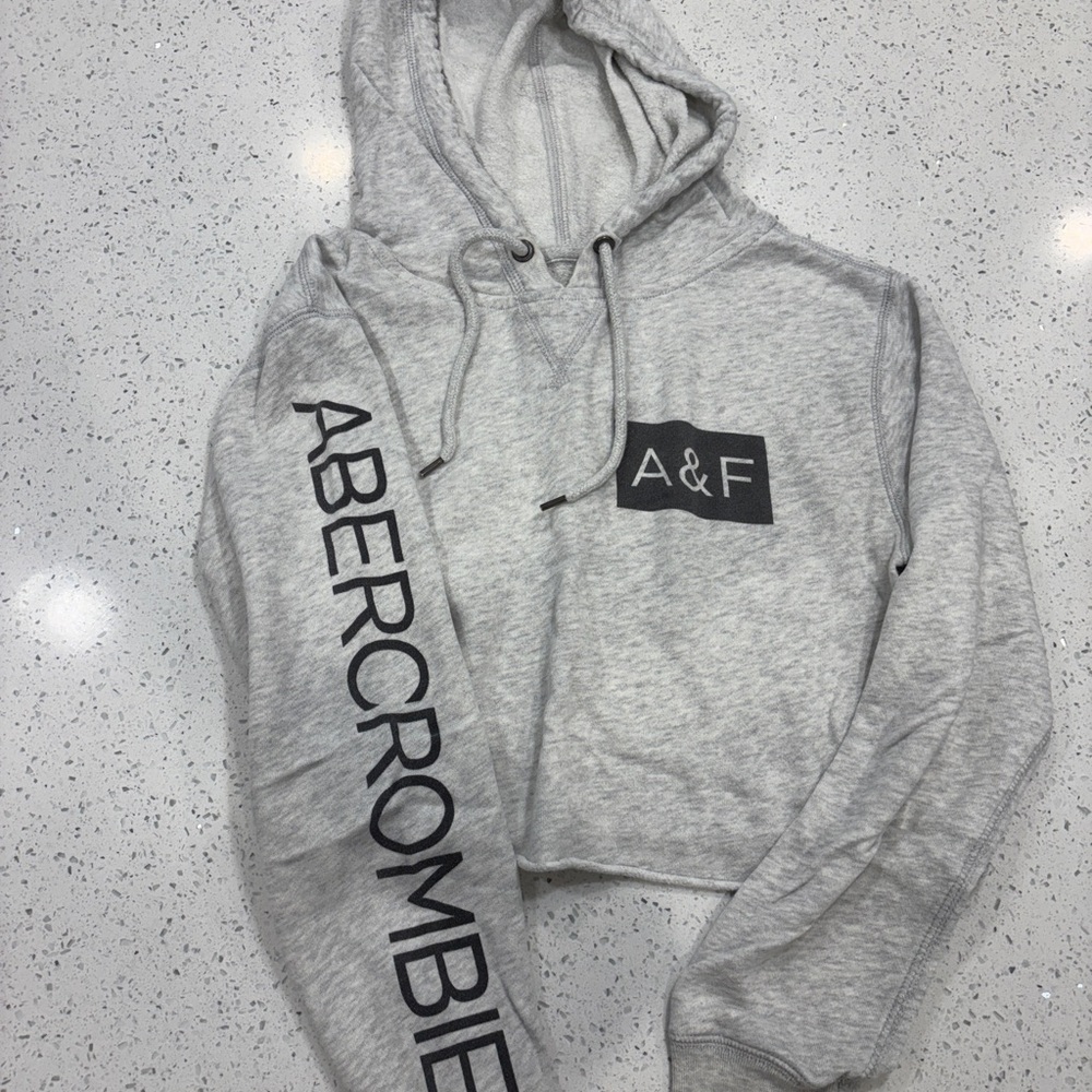 Abercrombie & Fitch Crop Hoodie